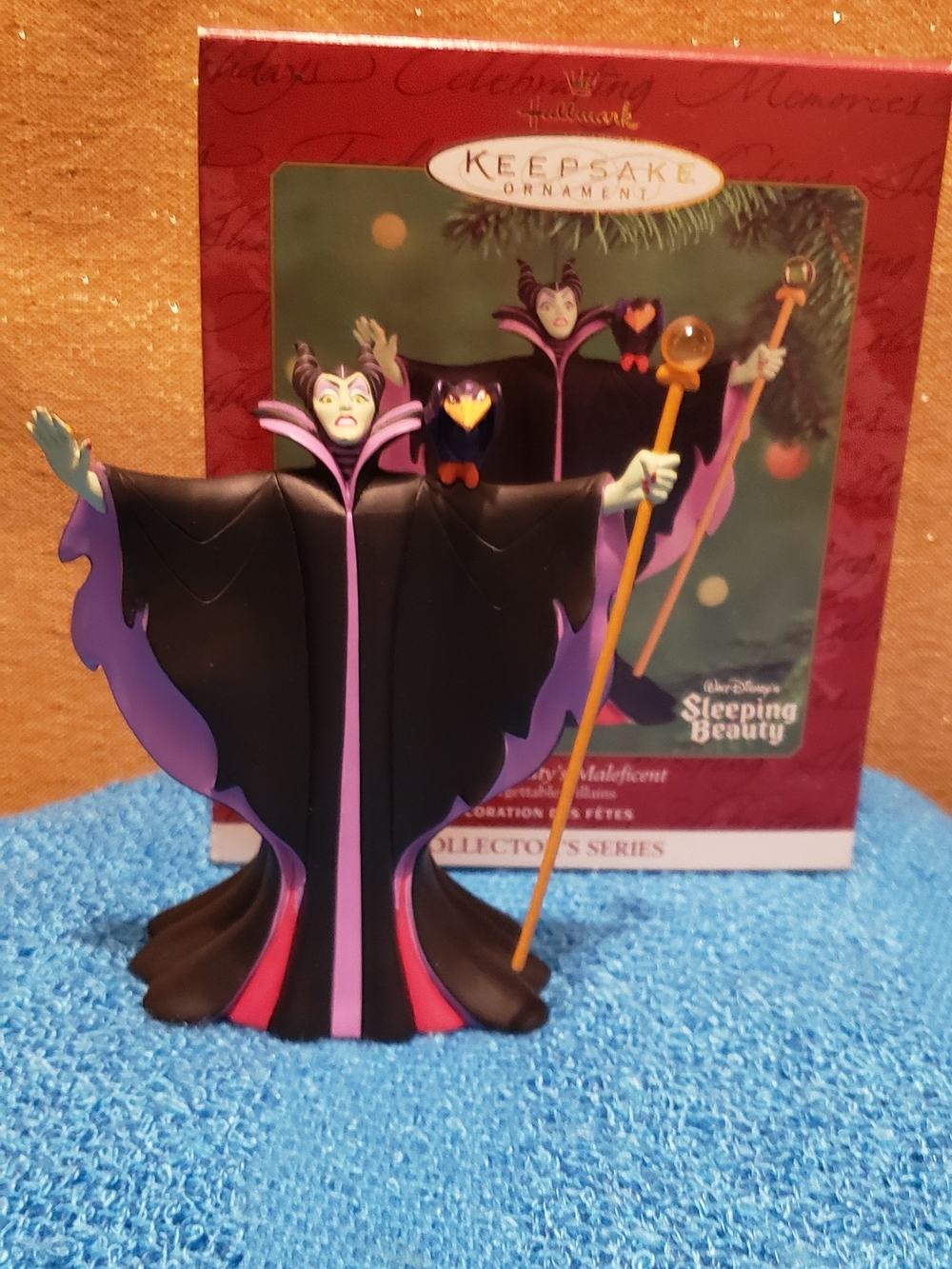 Hallmark Keepsake Maleficent Ornament - Black, Purple & Pink